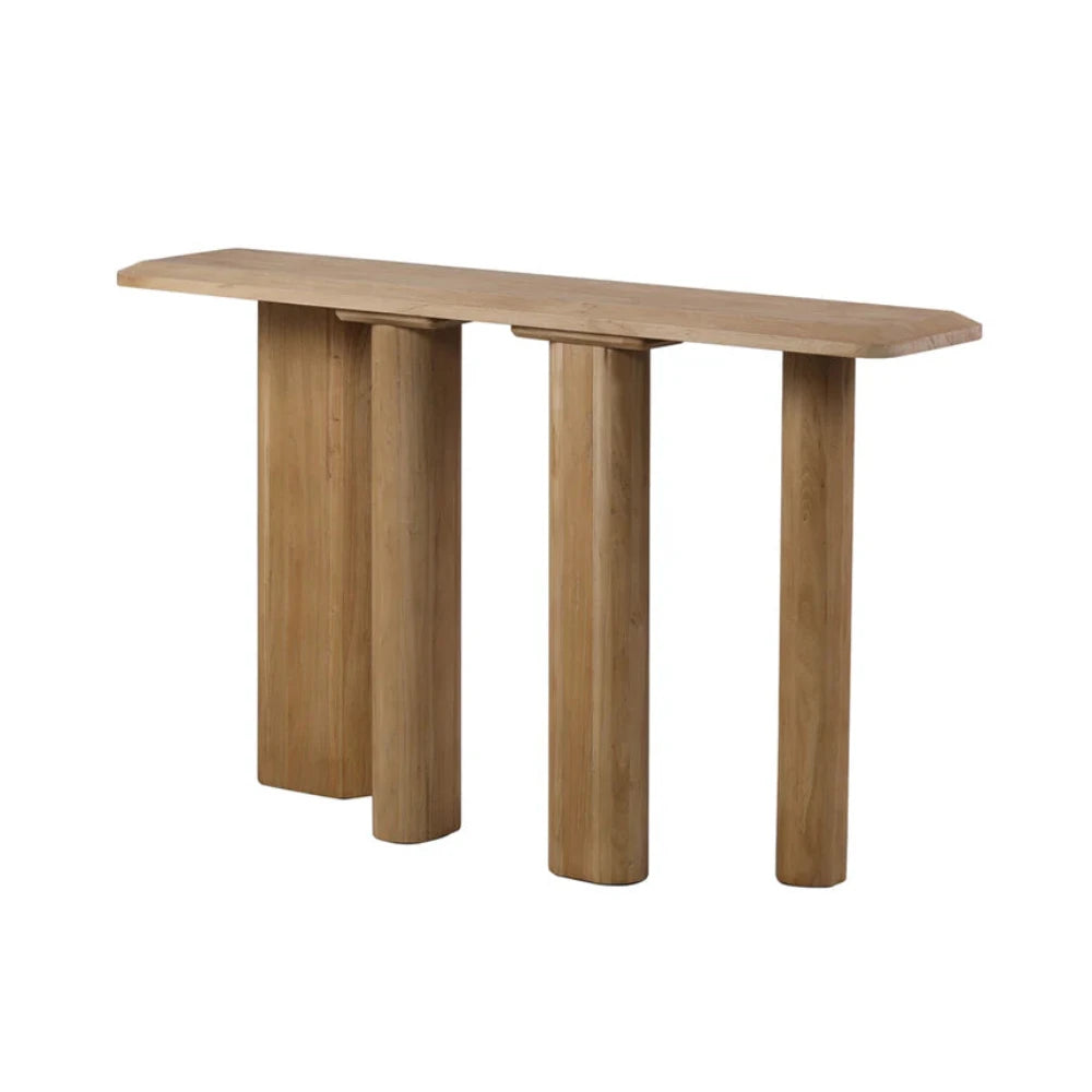 Krythos 1.6m Wooden Console Table - Natural-houseofhyne