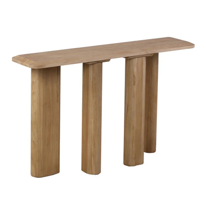 Krythos 1.6m Wooden Console Table - Natural-houseofhyne