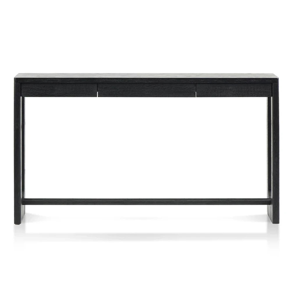 Xylor 1.5m Console Table - Full Black-houseofhyne