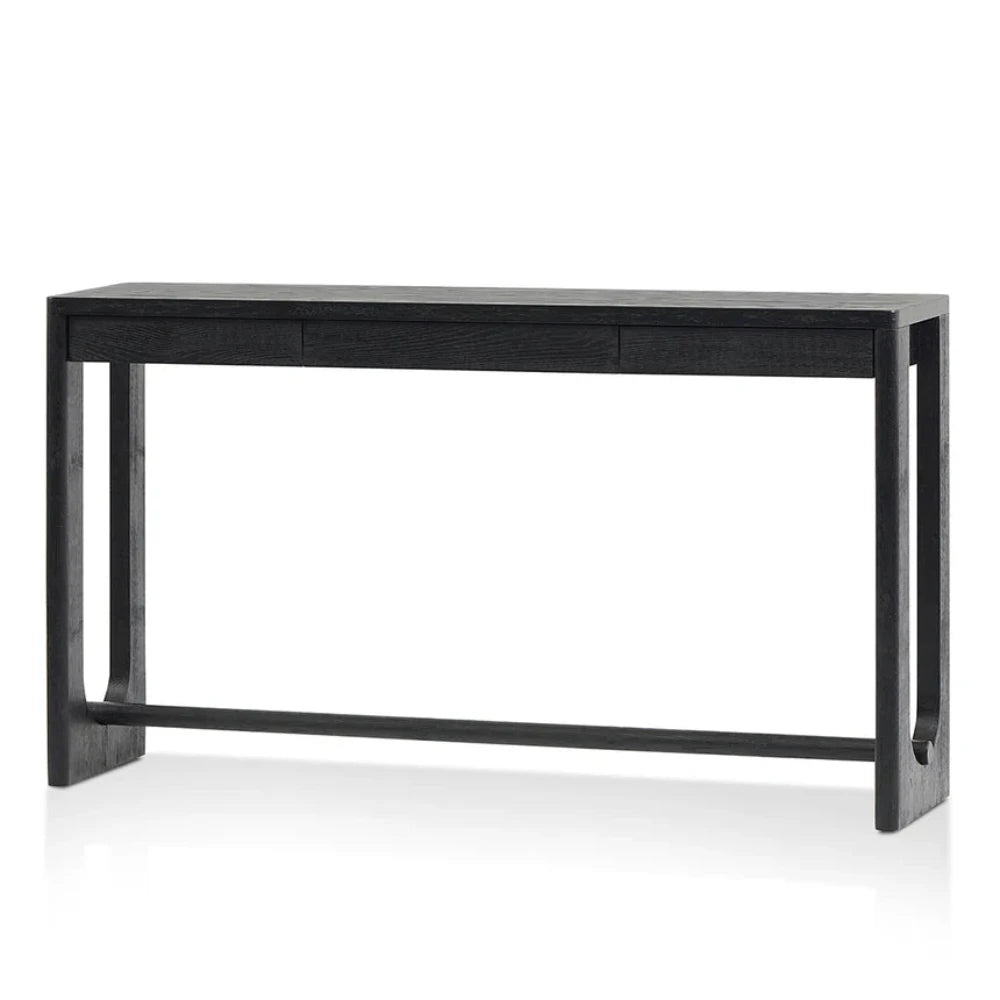 Xylor 1.5m Console Table - Full Black-houseofhyne