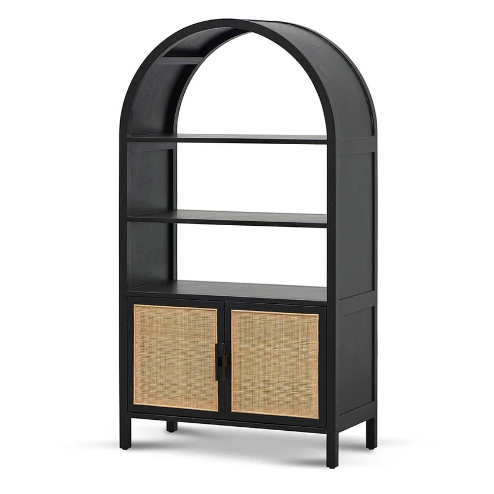 Yvornix 1.65m (H) Storage Cabinet - Full Black-houseofhyne