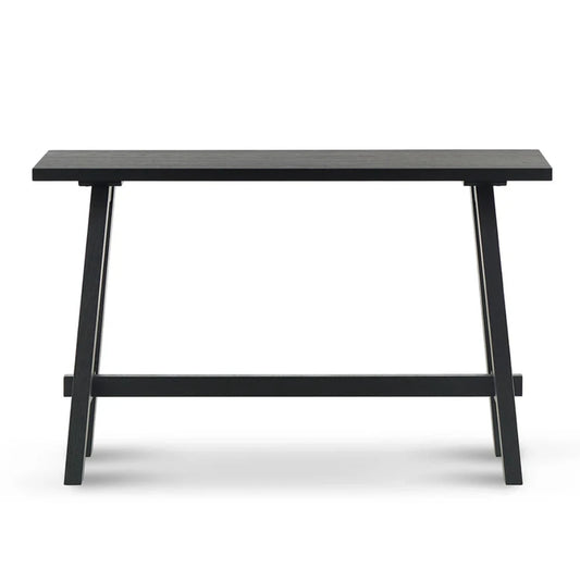 Zyxol 1.2m Wooden Console Table - Full Black-houseofhyne