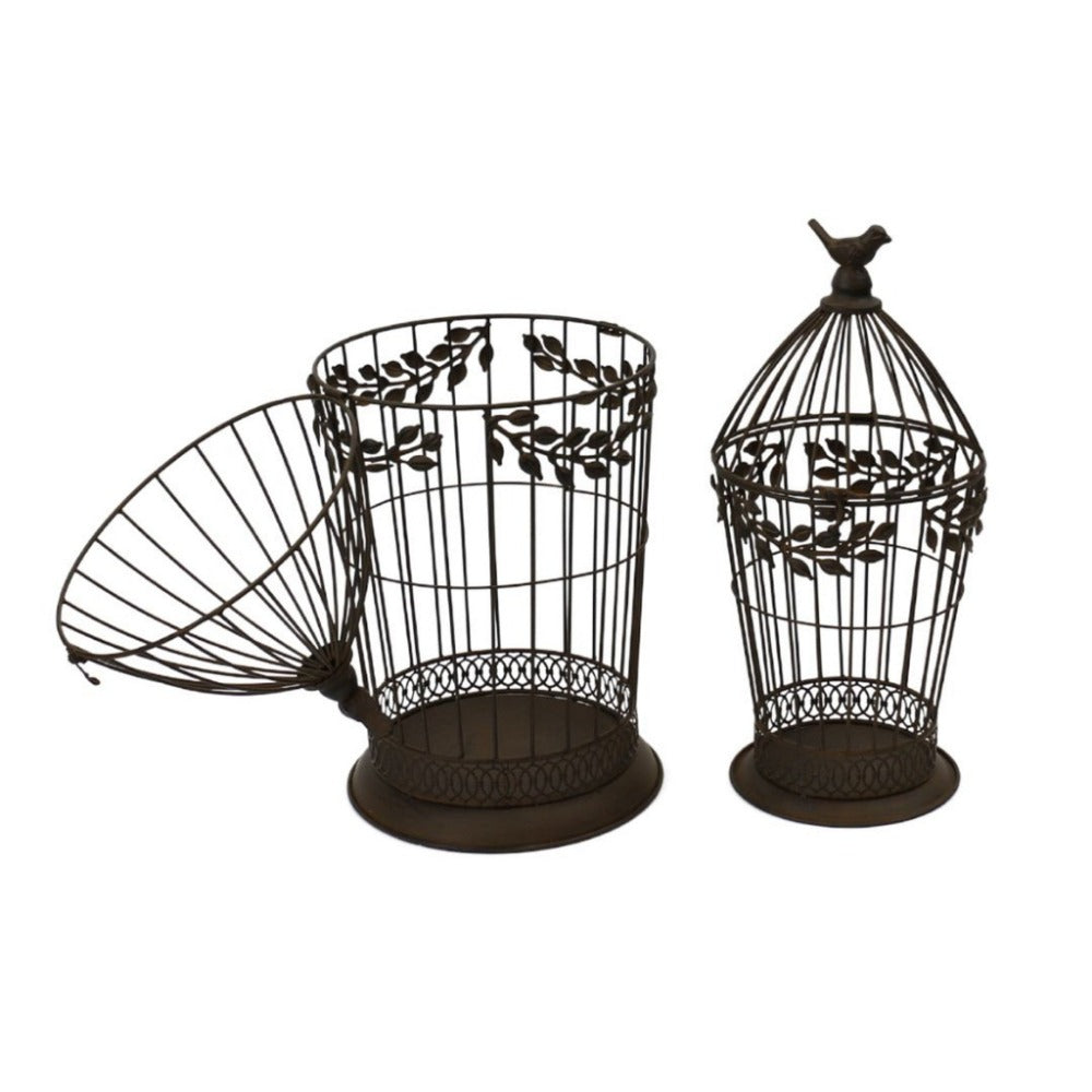 Elegant Plant Holder Bird Cage Set Of 2