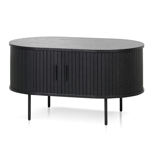 Elysian 100cm Coffee Table - Full Black - House of Hyne