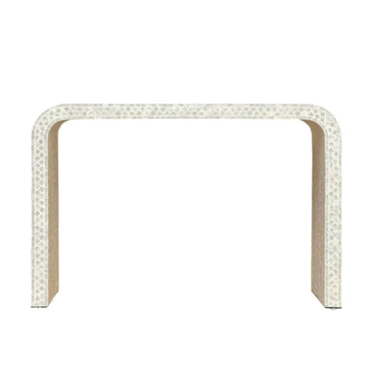 Zylaris Pearlescent mother of pearl hand made console table-houseohyne