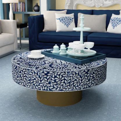 Zyphron Bluesy mother of pearl hand made coffee table-houseofhyne