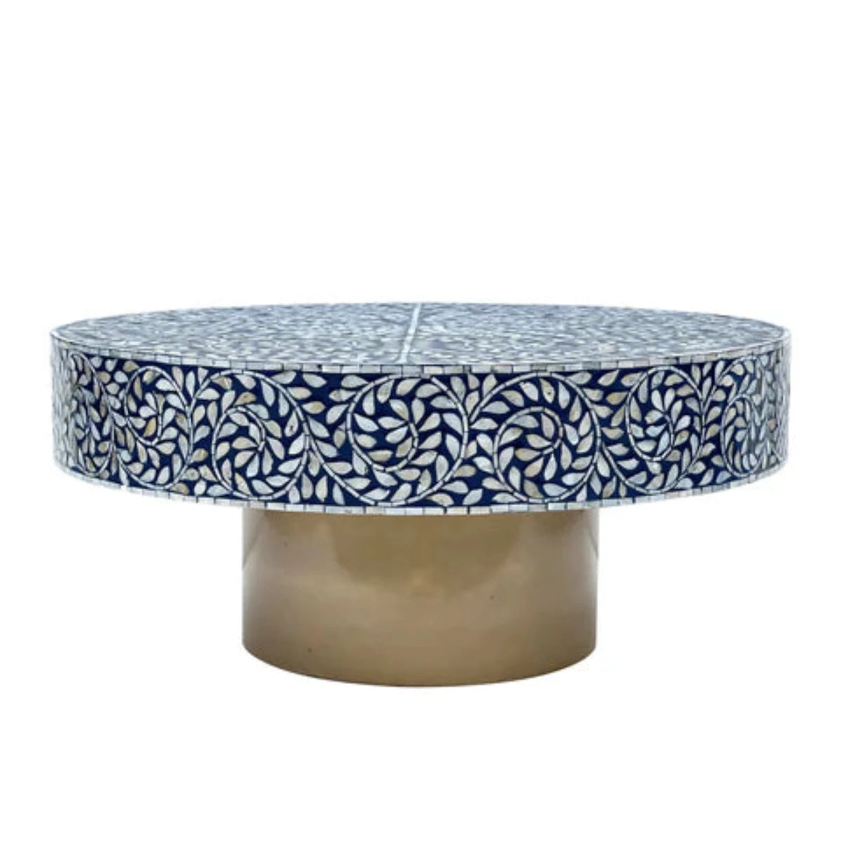 Zyphron Bluesy mother of pearl hand made coffee table-houseofhyne