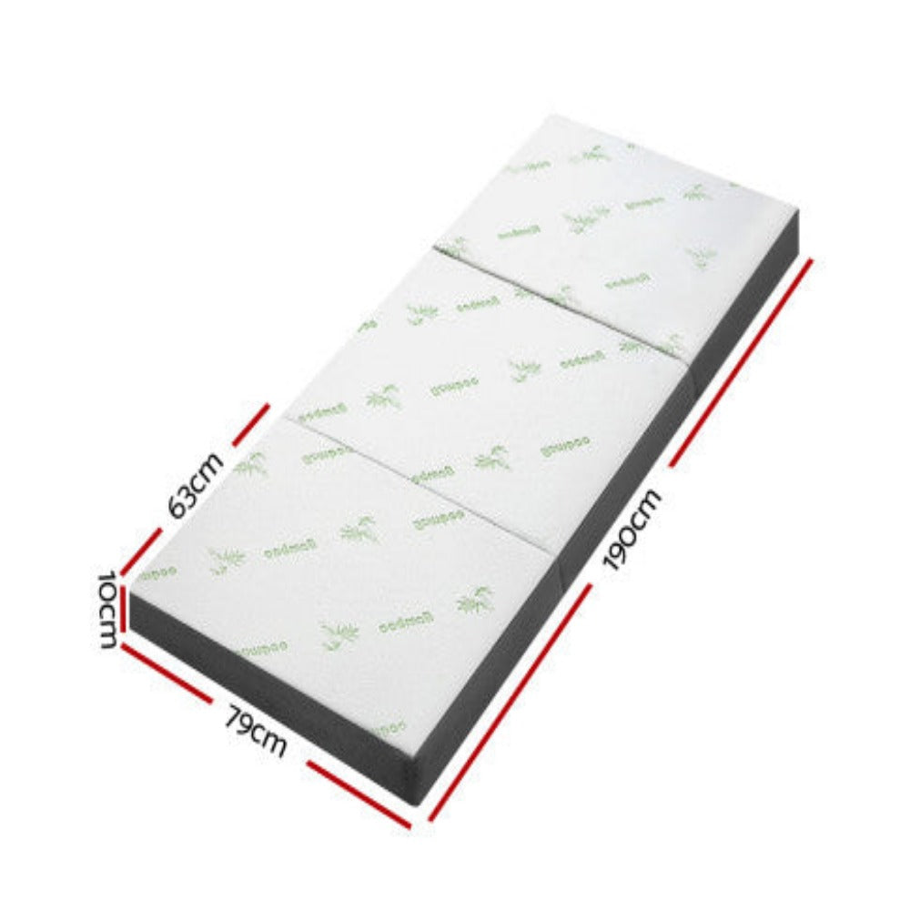 Giselle Bedding Foldable Mattress Folding Foam Single Bamboo  2