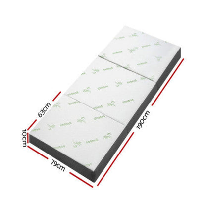 Giselle Bedding Foldable Mattress Folding Foam Single Bamboo  2