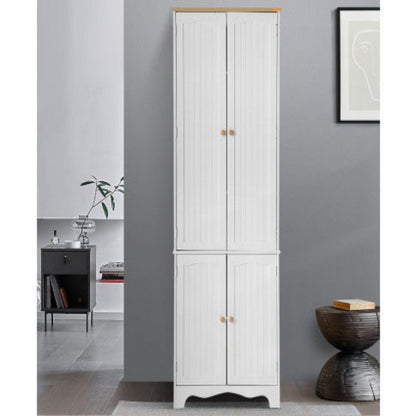 Artiss Buffet Sideboard 4 Doors - BERNE White 8