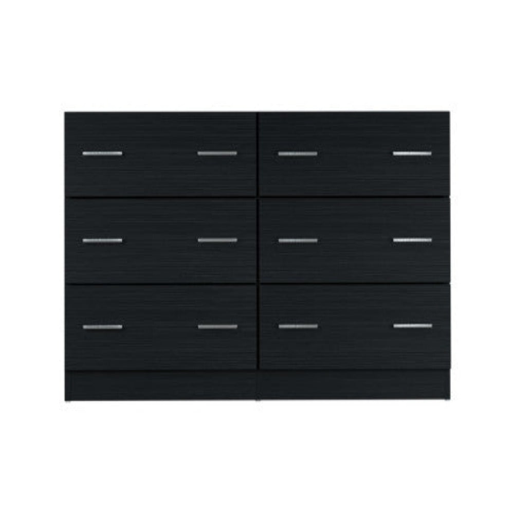 Artiss 6 Chest of Drawers - VEDA Black - HouseofHyne