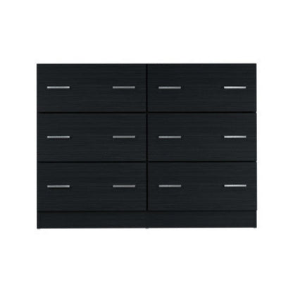 Artiss 6 Chest of Drawers - VEDA Black - HouseofHyne