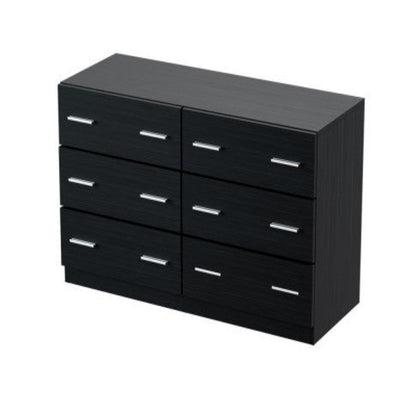 Artiss 6 Chest of Drawers - VEDA Black - HouseofHyne