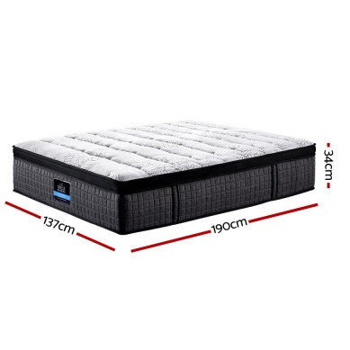 Latex Foam Double Giselle Bedding 34cm Mattress 9 Zone