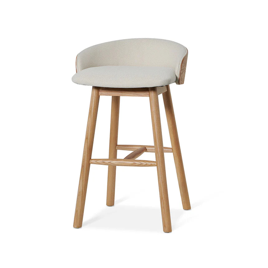 Frelmari 65cm Natural Bar Stool - Beige - House of Hyne