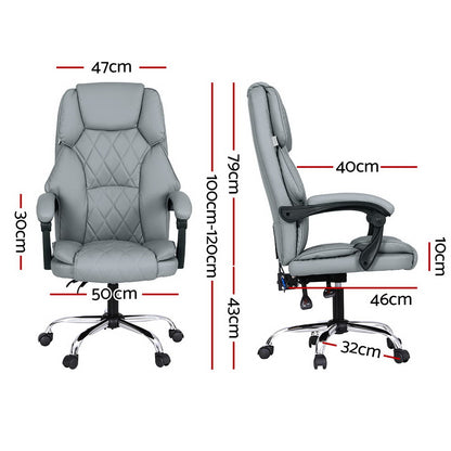 Galacticon Artiss Massage Office Chair Computer Chairs High Back - House of Hyne