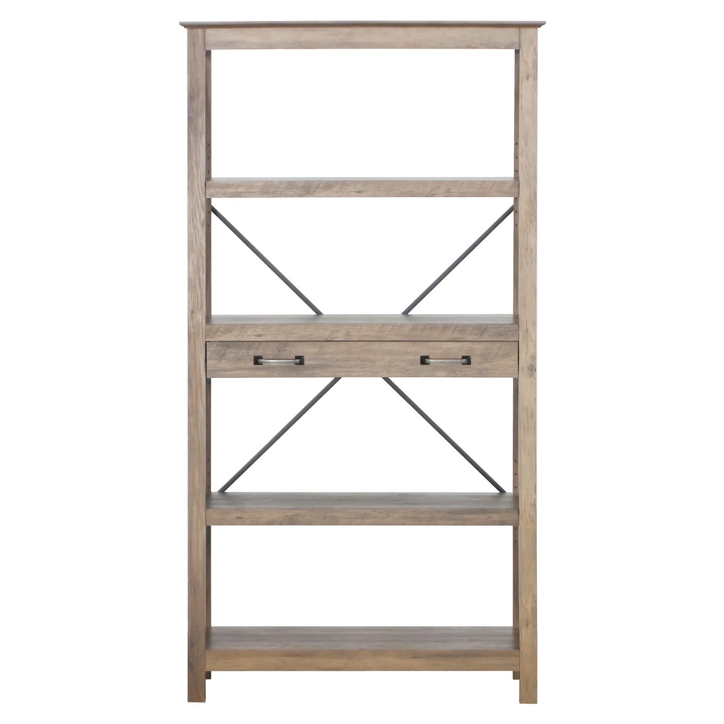 Zyrvok Bookcase in Rustic Oak