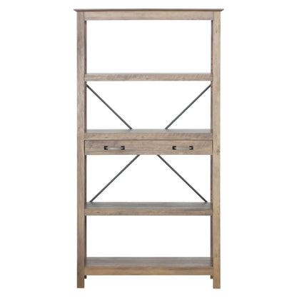 Zyrvok Bookcase in Rustic Oak