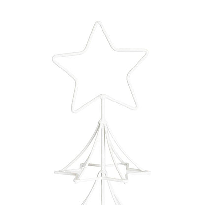 Jorvax Metal Star Table Top Tree White (30x60cmH) Set of 2 - House of Hyne