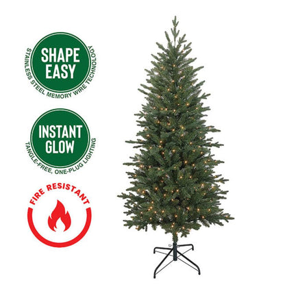 Jorvax Shape Easy Forest Pine Narrow LED Tree Green (90x180cmH) - House of Hyne