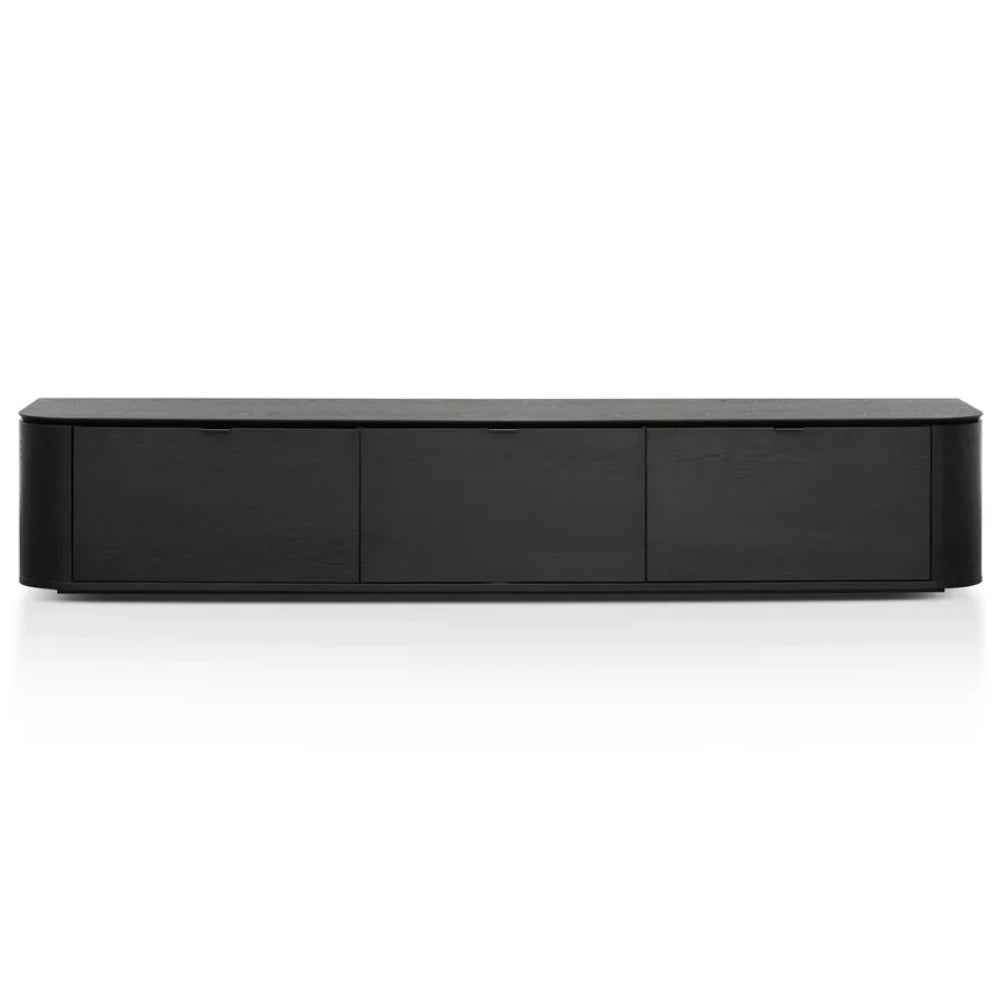 Vorlon 2.4m TV Entertainment Unit - Black Oak-houseofhyne