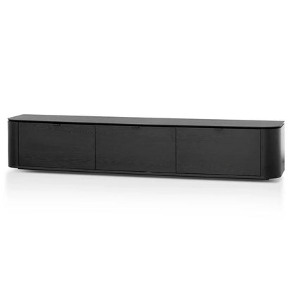 Vorlon 2.4m TV Entertainment Unit - Black Oak-houseofhyne