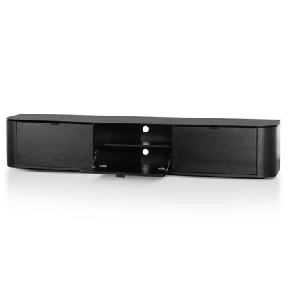 Vorlon 2.4m TV Entertainment Unit - Black Oak-houseofhyne