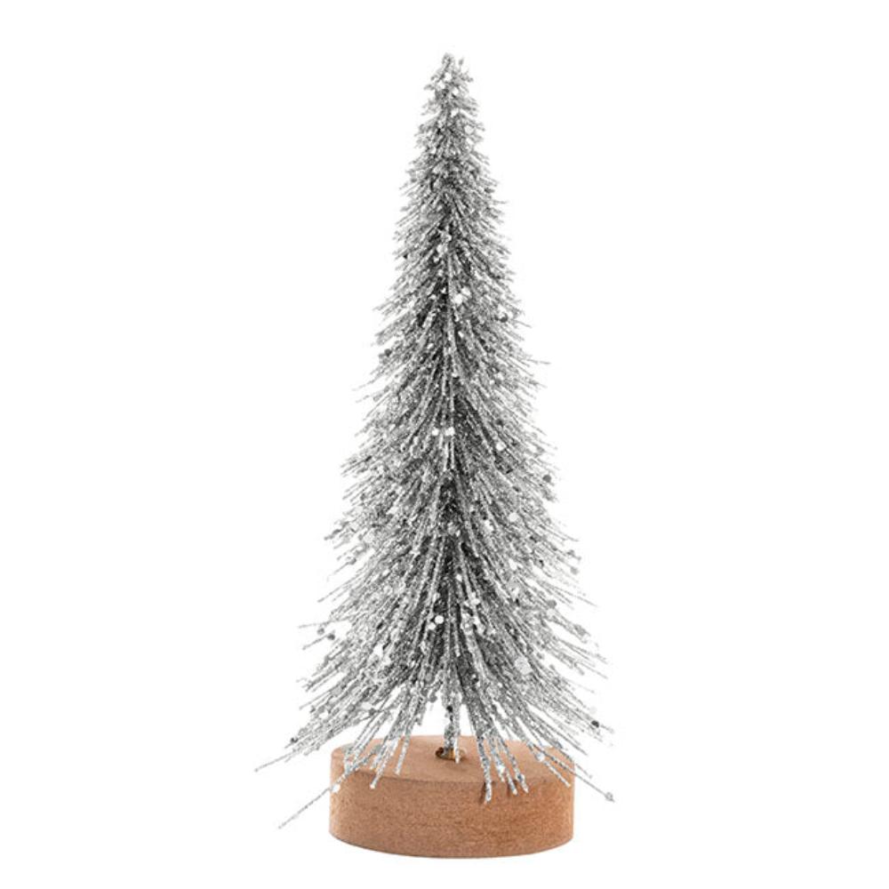 Kryntor Mini Christmas Tree Pack 3 Silver (7x15x19cmH) - House of Hyne