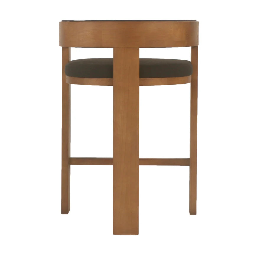 Kyron  Brown ELM Barstool - Black - House of Hyne