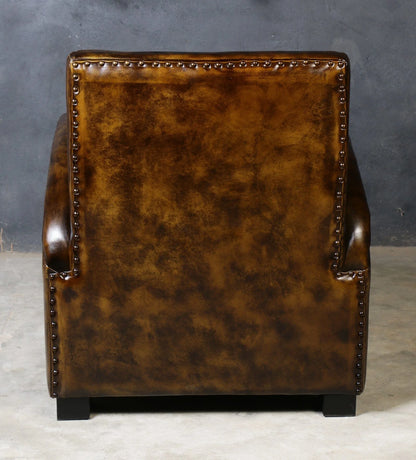 Xaltran Armstrong Leather Hand Made Armchair - House of Hyne