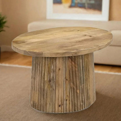 Lyraen Hand Crafted Hardwood Coffee Table - House of Hyne