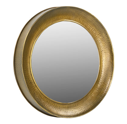 Lyraen Hand Made Metal Frame Round Wall Mirror - House of Hyne