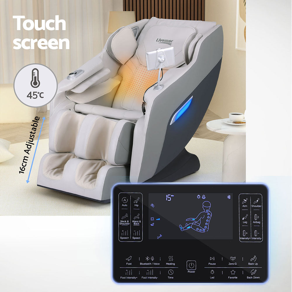 Zyrvok Livemor Massage Chair Electric Recliner Home Massager Brisa-houseofhyne