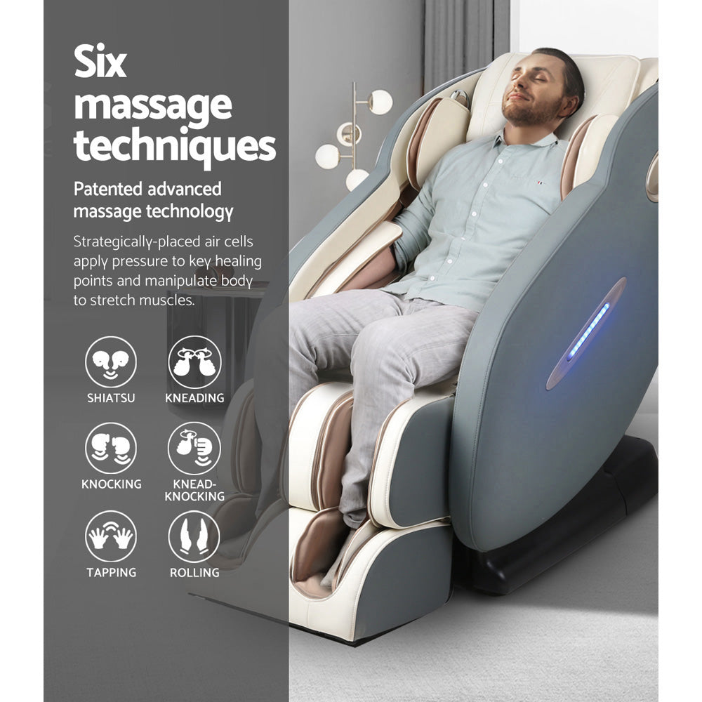 Blorvox Livemor Massage Chair Electric Recliner Massager Grey Ozeni-houseofhyne