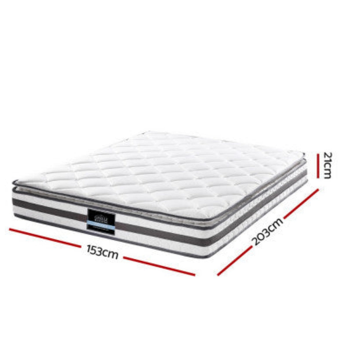 Giselle Bedding 21cm Mattress Pillow Top Queen 2