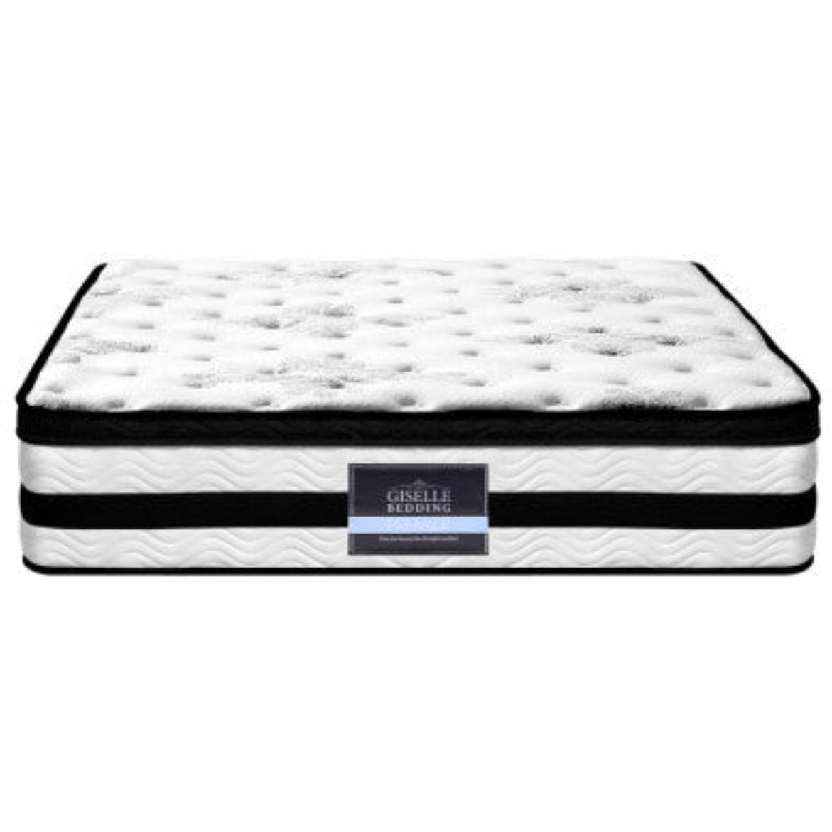 Giselle Bedding 34cm Mattress Euro Top Pocket Spring Queen 3