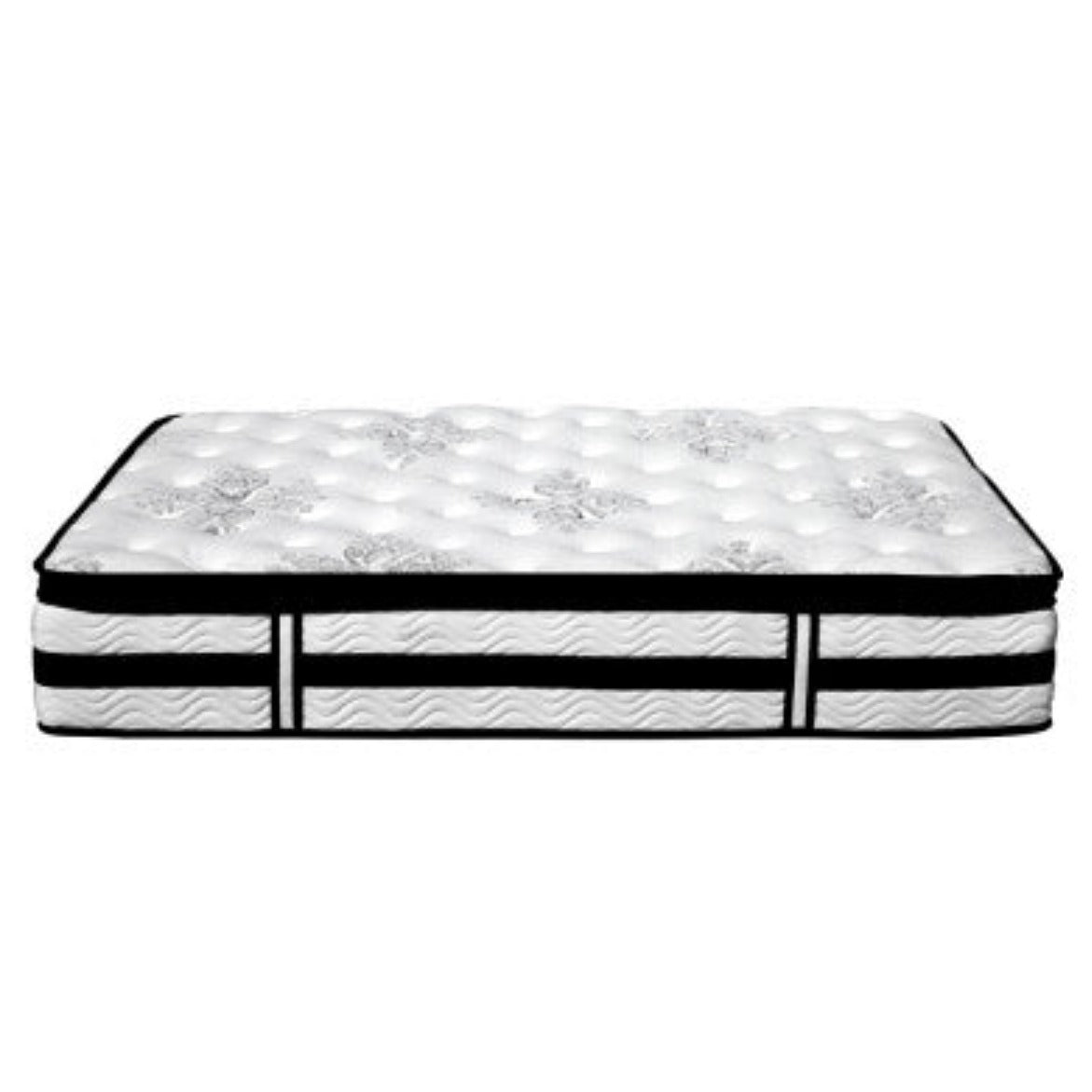 Giselle Bedding 34cm Mattress Euro Top Pocket Spring Queen 4