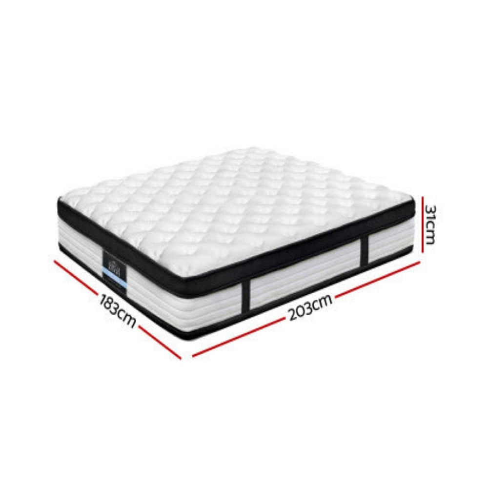 Giselle Bedding 31cm Mattress Euro Top King 2