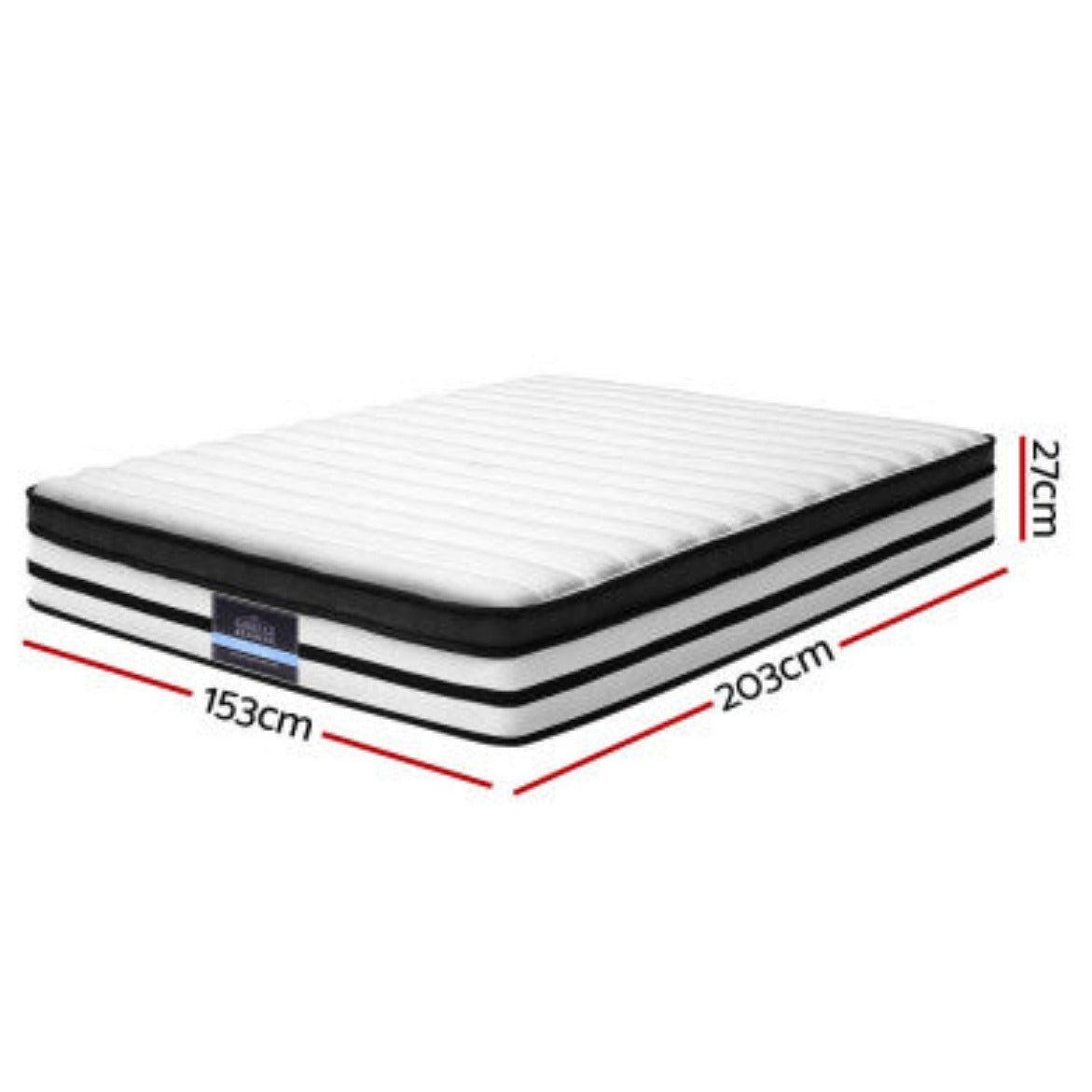 Giselle Bedding 27cm Mattress Euro Top Queen 2