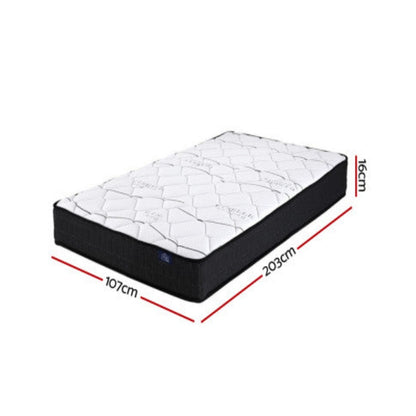 Giselle Bedding 16cm Mattress Medium Firm King Single 2