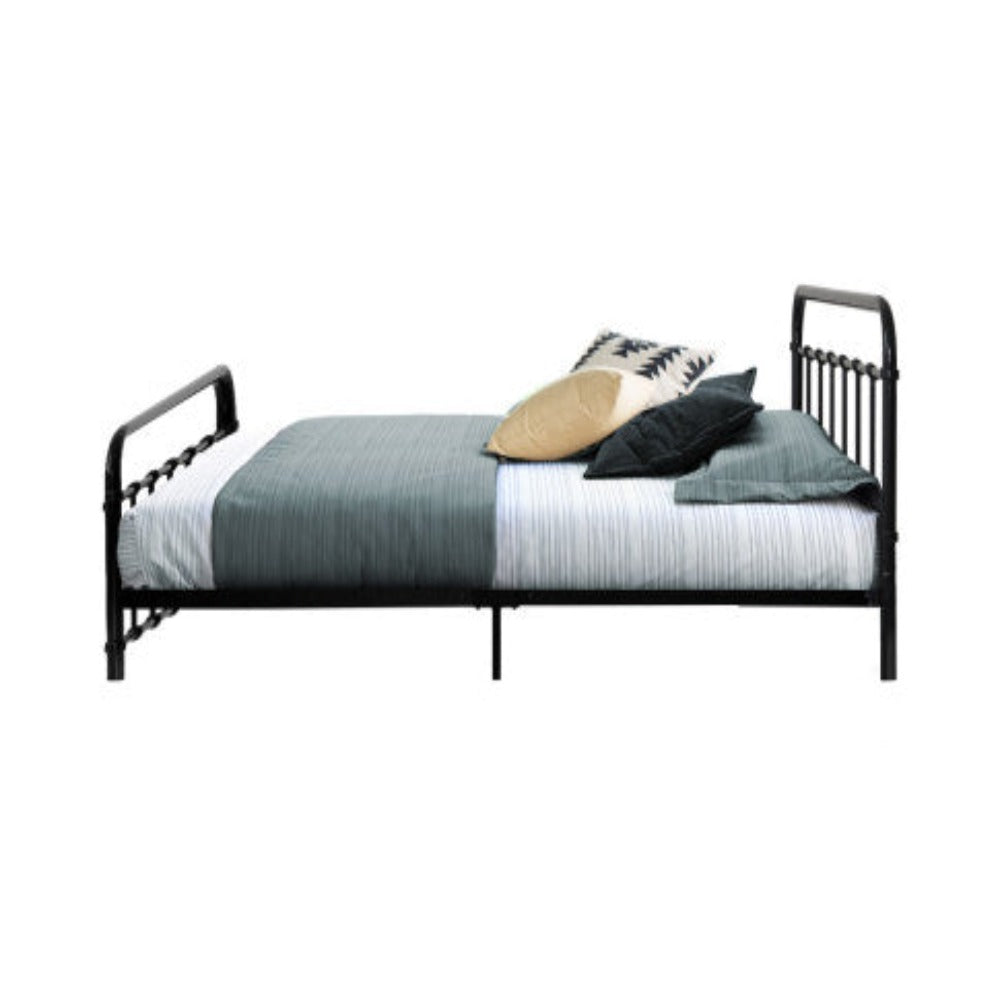 Artiss Bed Frame Metal Frames LEO - Single (Black) 4