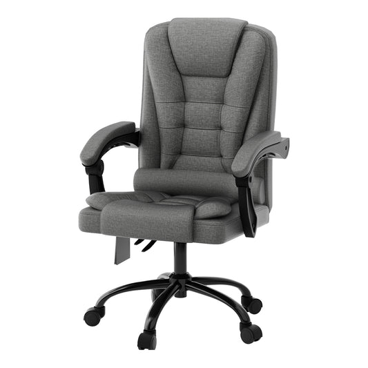 Trelox Artiss 2 Point Massage Office Chair Fabric Black-houseofhyne