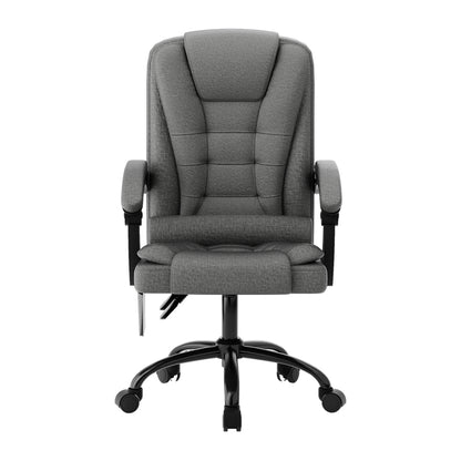 Trelox Artiss 2 Point Massage Office Chair Fabric Black-houseofhyne