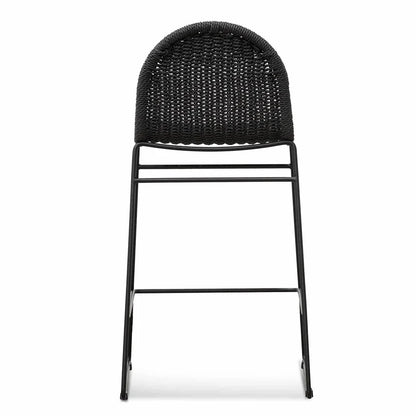 Mekron 65cm Barstool - Full Black (Set of 2) - House of Hyne