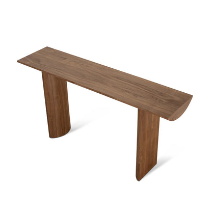 Meteor 1.6m Console Table - Walnut Veneer - House of Hyne