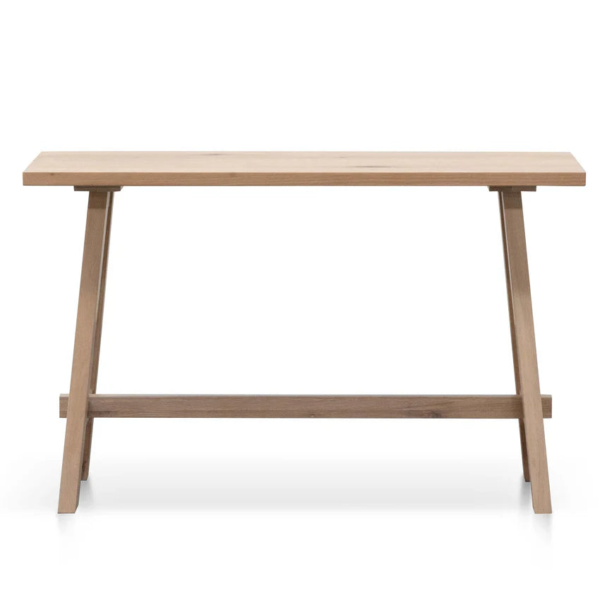 Nebula 1.2m Wooden Console Table - Washed Natural - House of Hyne