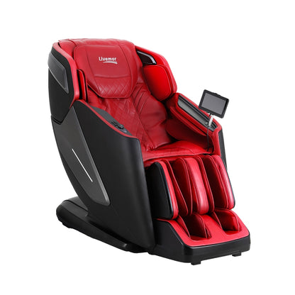 Nebulon Livemor 4D Massage Chair Electric Recliner Home Massager Red - House of Hyne