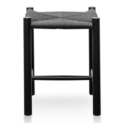 Nebulon Oak Low Stool - Black - House of Hyne