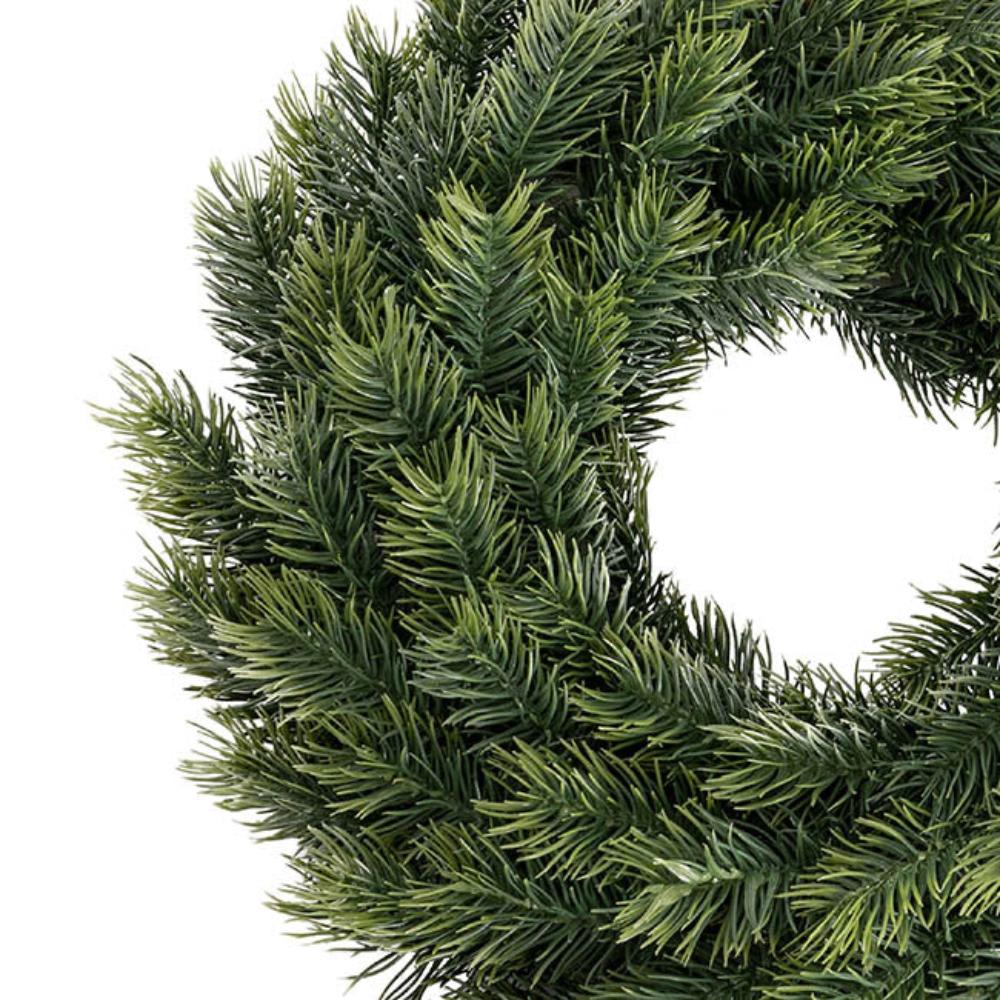 Nebulon Traditional Real Touch Pine Wreath Green (30cmD) Set of 2 - House of Hyne