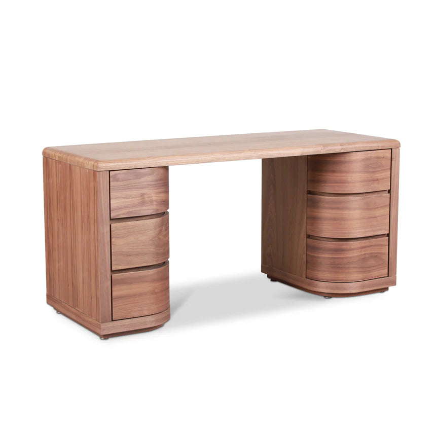 Nirlox  1.6m Office Desk - Walnut - House of Hyne